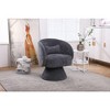 CAVINAS Fabric Swivel Chair, Accent Chair with Hidden 360° Swivel Base, Round Barrel Chair, Armchair for Living Room Bedroom - 2 of 4