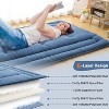 Nasitip Futon Mattress, Japanese Floor Mattress Foldable Tatami Mat, Roll Up Floor Bed Mattress/ Floor Play Mat, for Dorm House Guest - 2 of 4