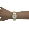 OLIVIA PRATT TEXTURED AND RHINESTONE DETAL BANGLE WATCH - 4 of 4