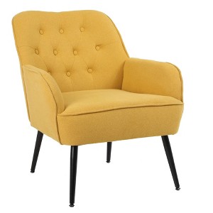 NicBex Mid-Century Modern Accent Chair,Living Room Chair with Wood Arms,Armchair for Living Room,Bedroom,Office - 1 of 4