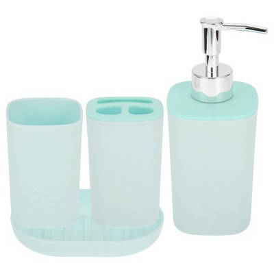 Unique Bargains Durable Square Bathroom Kit 1 Set