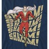 Shazam! Movie Warped Text Crew Neck Short Sleeve Navy Blue Boy's T-shirt - 2 of 3