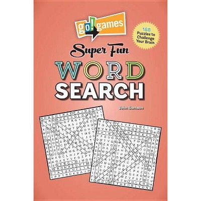 Go!games Super Fun Word Search - by  John Samson (Paperback)