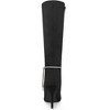 Allegra K Women's Rhinestone Crystal Chain Pointed Toe Stiletto Heels Knee High Boots - 4 of 4