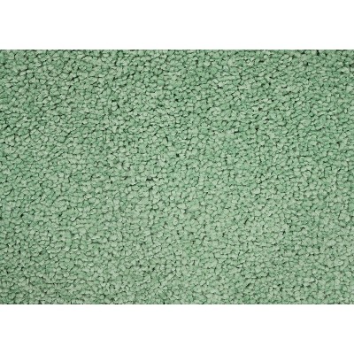 Deep Fern Green Plush Polypropylene Bath Rug Set