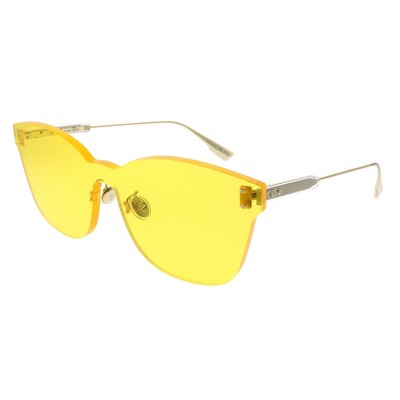 Dior  40G HO Unisex Rectangle Sunglasses Yellow 99mm