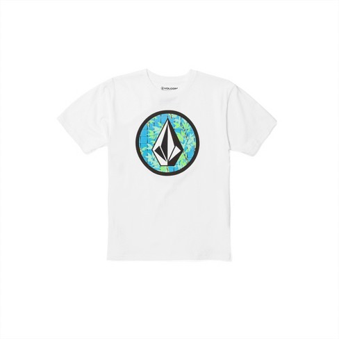 Volcom Boys Circle Stone Short Sleeve Tee, White - M : Target