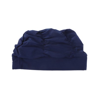 Unique Bargains Pleated Style  Swim Cap 5.91"x9.25" 1 Pc