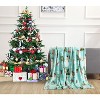 Elegant Comfort Super Soft Christmas Prints Blanket Home D¨¦cor, Warm Cozy Throws for Winter Bedding. - 2 of 4