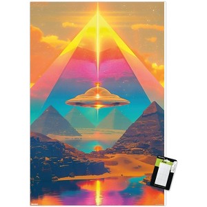 Trends International Ray Heere - UFO Pyramid 1 Unframed Wall Poster Prints - 1 of 4