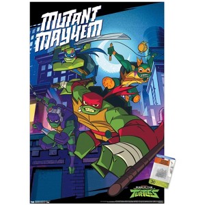 Trends International Nickelodeon Rise of The Teenage Mutant Ninja Turtles - Mayhem Unframed Wall Poster Prints - 1 of 4