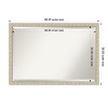 Amanti Art Lila Beveled Wood Framed Bathroom Vanity Wall Mirror - 3 of 4