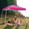 EAGLE PEAK Slant Leg Pop-up Canopy Tent Easy One Person Setup Instant Outdoor Beach Canopy Folding Portable Sports Shelter - 2 of 4