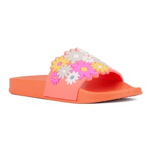 Olivia Miller Girl's Cool Gurl Slide Slippers - 1 of 4