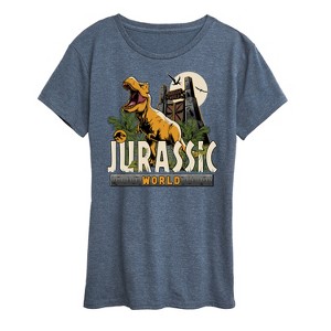 Women's - Jurassic Park - Jurassic World T Rex Short Sleeve Graphic T-Shirt - 1 of 4