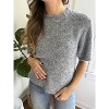 Women's Jude Boucle Knit Short Sleeve Top - Things Between L - 4 of 4
