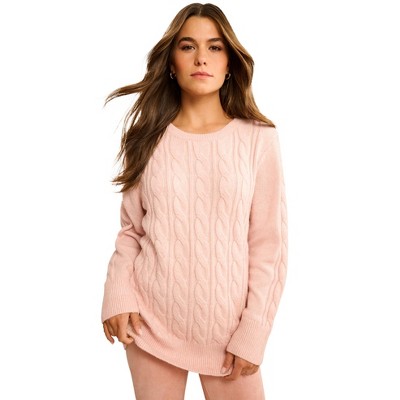 Roaman's Cashmere Cable Sweater
