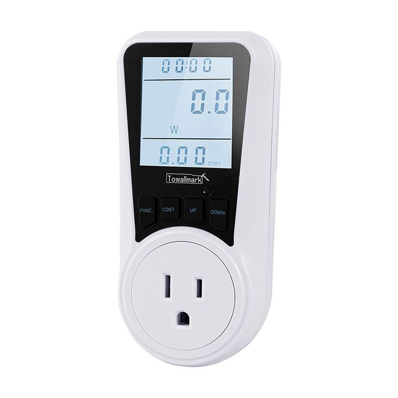 Watt Meter, Electricity Usage Monitor, Power Meter with Big LCD Display + Backlight, Power Consumption Monitor, Socket Meter, 1 of 3