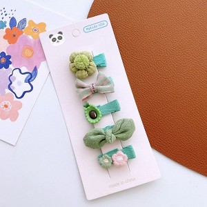 MyKids-USA Versatile Hair Accessory For Babies: Beautiful Colorful Small Butterfly Bow Hair Clip Sets - 1 of 1