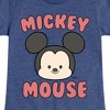 Girls' - Disney - Mickey Mouse Head Fitted Short Sleeve Graphic T-Shirt - 2 of 4