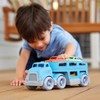 Green Toys Car Carrier Toy Truck – BPA-Free 5-Piece Set with Detachable Trailer, 2 Ramps and 3 Mini Cars - 3 of 4