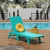 WestinTrends Poly Reclining Outdoor Patio Chaise Lounge Chair Adjustable - 2 of 4