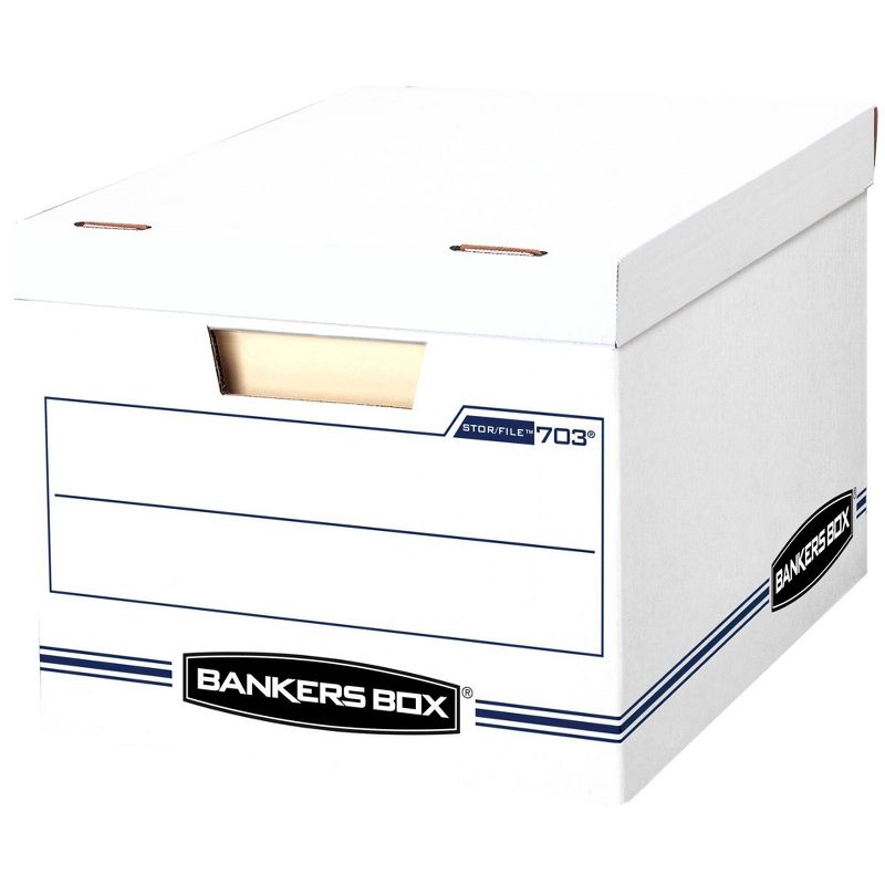 Bankers Box Storage File Letter/Legal 12&#34;x10&#34;x15&#34; 8pk White - Fellowes, 2 of 4