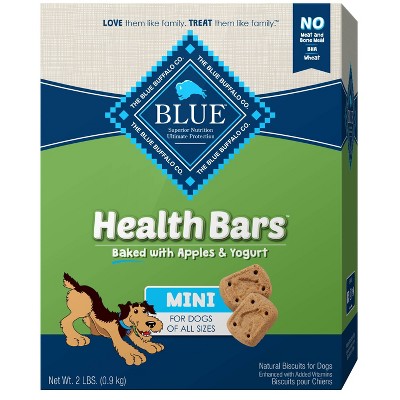 Blue Buffalo Mini Bar Apple & Yogurt Dog Treats - 2lb