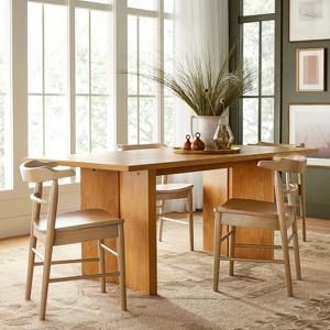 Kaysville Curved Back Wood Dining Chair - Threshold™ designed with Studio McGee - 1 of 4