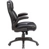 NicBex 360° Swivel Gaming Chair with Adjustable Height&Wheels,Ergonomics Office Chair Video Game Chaise for Office&Home,Upholstery Leisure Chair,Black - 4 of 4