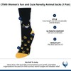 CTM Women's Fun and Cute Novelty Animal Socks (1 Pair) - 2 of 4