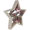Northlight Ornaments and Pinecones Star-Shaped Birch Wood Christmas Decoration - 14.5" - 3 of 4