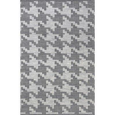 Nuloom Resi Geometric Striped Indoor/Outdoor Patio Area Rug