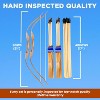 Handmade Wooden Bow and Arrow Set with 10 Arrows & Quiver | Outdoor Adventure Play Toy - 2 of 4