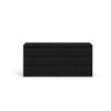 Tvilum,Scottsdale 6 Drawer Double Dresser, Black Wood Grain - 3 of 4