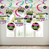 Big Dot of Happiness Through the Decades - 50s, 60s, 70s, 80s, and 90s Party Hanging Decor - Party Decoration Swirls - Set of 40 - 3 of 4