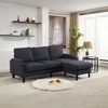 NicBex L-Shaped Sectional Sofa with Storage Ottoman,USB Port and 2 Cup Holders for Living Room,Apartment,Office - 2 of 4