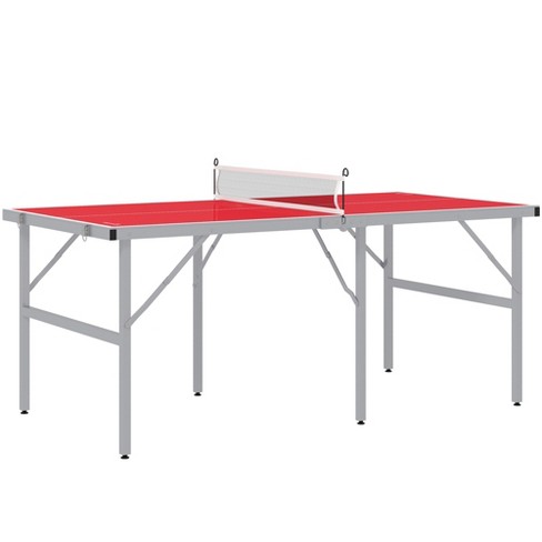 SALE CLEARANCE 183*91*76cm Foldable Ping Pong Table Red