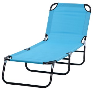 TiramisuBest 2-Piece Zero Gravity Rocking Chair Set with Pillow, Cup & Phone Holder, Foldable Recliner for Outdoor (Brown) - 1 of 4