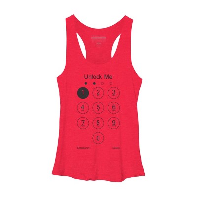 Women's Design By Humans Unlock Me By clingcling Racerback Tank Top
