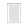 24 x 32 Inch LED Bathroom Mirror with Front and Backlight, Wall Mounted Vanity Mirror with Aluminum Frame, Anti-Fog, Memory,3 Colors,Stepless Dimmable - 2 of 4