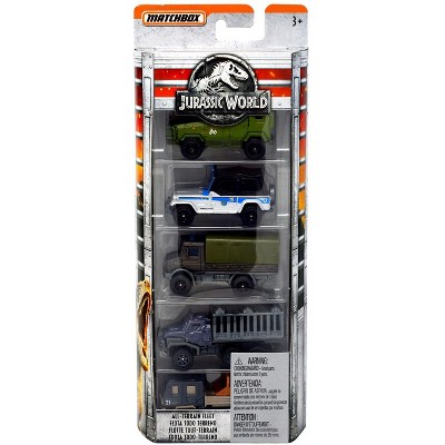 matchbox jurassic world 5 pack