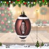 24PCS Sports Theme Christmas Ornaments Set, Football, Baseball,  Soccer Ball Hanging Decorations for Xmas Tree & Holiday Party Decor - 2 of 4