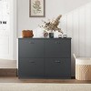 Syemin Shoe Racks Shoe Cabinet, Cabinet Storage for Entryway, Hidden Slim Narrow Shoe Rack Cabinet, Freestanding Shoe Rack, Gray, 40.3"*30.9"*9.4" - 4 of 4