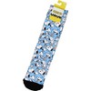 Peanuts Snoopy Allover Character Design Adult Sublimated Crew Socks For Men And Women Blue - 3 of 3