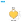Unique Bargains Metal Bulk Elegant DIY Crafts Jewelry Making Heart Pendant 50 Pcs - 2 of 4