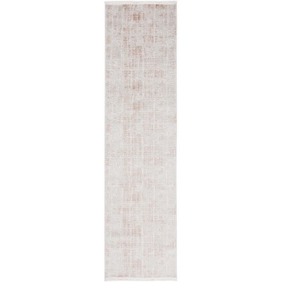 Mila MIL230 Power Loomed Indoor Runner Rug - Ivory/Beige - 2'2"x8'- Safavieh