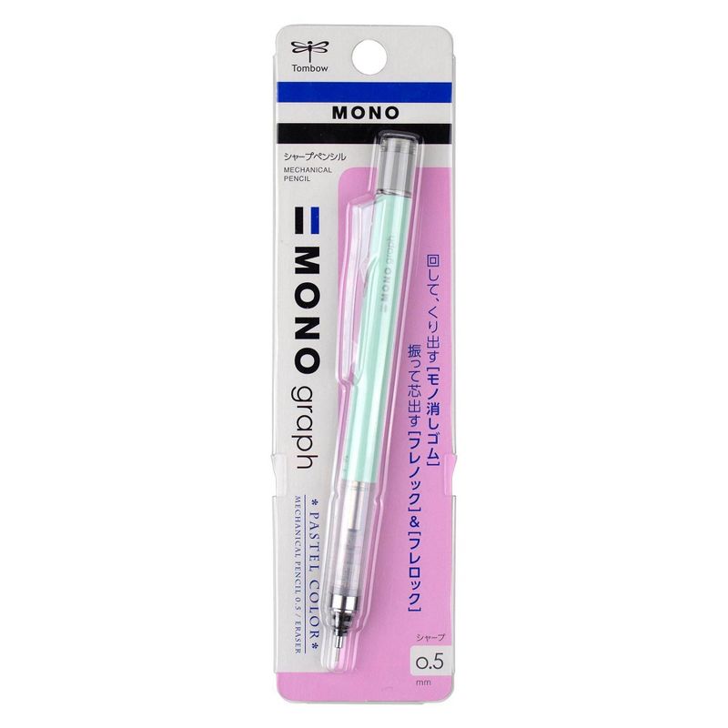 0.5mm MONO Graph Mechanical Pencil Pastel Mint Green - Tombow, 2 of 5