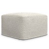 NicBex Square Pouf Ottoman Small Foot Stool with Soft Cushion for Family Room, Living Room - 4 of 4