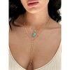 Turquoise Solstice Layered Necklace Set of 3 - Ettika - 2 of 3